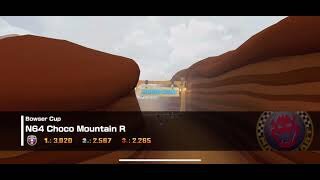 Mario Kart Tour - N64 Choco Mountain R Gameplay