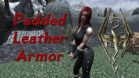 Skyrim Mod - Padded Leather Armor - PC / Xbox - CBBE / 3BA - Bodyslide