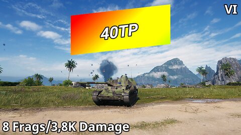 40TP Habicha (8 Frags/3,8K Damage) | World of Tanks
