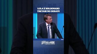 Treta no debate entre Lula e Bolsonaro #shorts