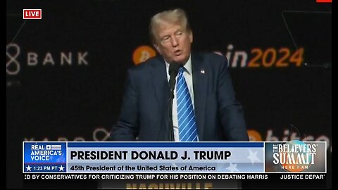 Trump: Democrats Are Hell Bent On Crushing Crypto