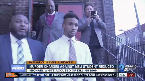 Murder charges against Morgan State student reduced
