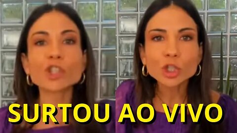 React de Amanda Klein surtando ao vivo na Jovem Pan com Alan Ghani