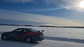 BMW M4 CS icedrifting on spikes in Arjeplog, Sweden. BMW Ice Training Plus was superfun! [4k 60p]