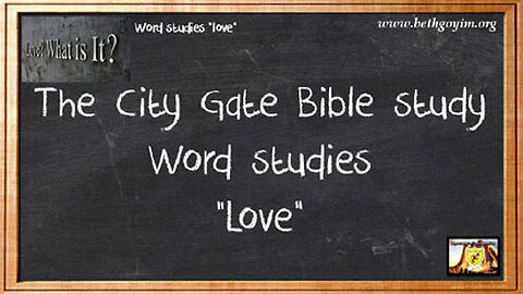 BGMCTV CITY GATE WORD STUDIES LOVE 001