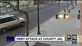 Man throws Molotov cocktails at 4th Avenue Jail downtown