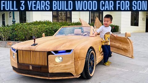 3 Years Building Ferrari Lamborghini Rolls Royce Audi Mercedes Ford BMW For My Son