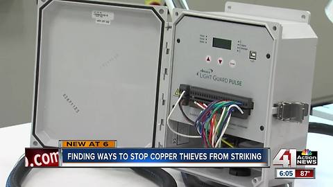 Olathe company creates technology to help deter copper thieves