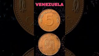 Venezuela 5 centimos 1974.#shorts #coinnotesz