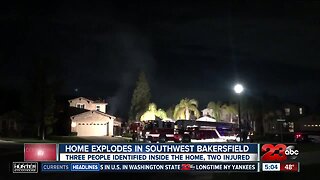 Home explodes in Southwest Bakersfield