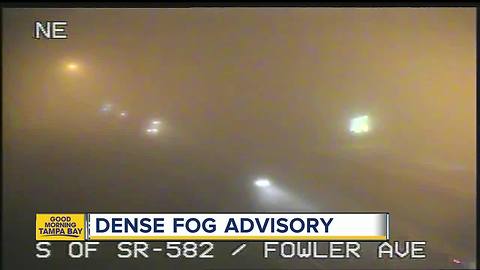 Dense Fog Advisory in effect until 10AM Thursday morning