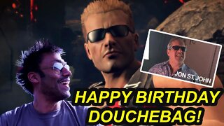 My BIRTHDAY Cameo From Duke Nukem Actor Jon St. John