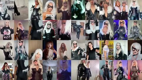 Best 40 Spiderman Black Cat Tiktok Cosplay Challenge (Marvel Comics) 🕷😼 #1