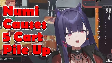 @AkumaNihmune Causes 5 Cart Pile Up #vtuber #clips