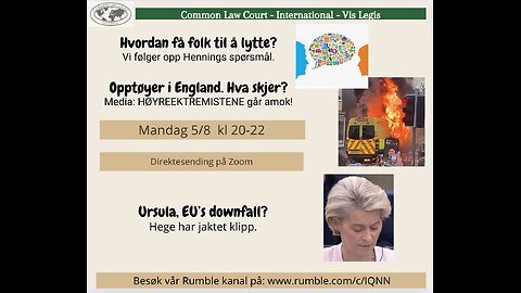 5.8.24: Hvordan få folk til å lytte, Opptøyer i England