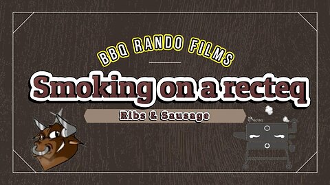 Smoking Ribs & Italian Sausage on a reteq Pellet Smoker