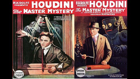 THE MASTER MYSTERY (1918-1919}--sepiatoned and tinted