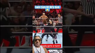 Sami Zayn Helluva Kick KO Stunner Dirty Dominik Mysterio 😂 WWE Raw