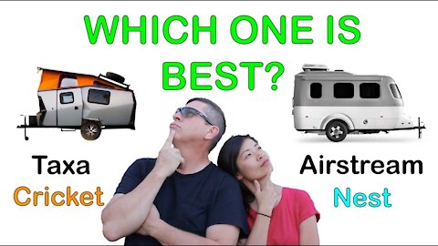 【RV Tour】Taxa Cricket Camper vs Airstream Nest