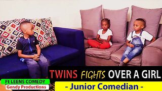 Amazing Twins Fight over a girl🔥😂 #twins @juniorcomedian