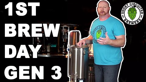 ROBOBREW v3 1st Brew day | Complete delayed start and mash step programming included