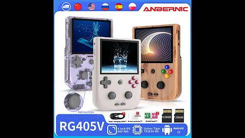 Video Handheld Game Console 4" IPS HD Touch Screen Android 12