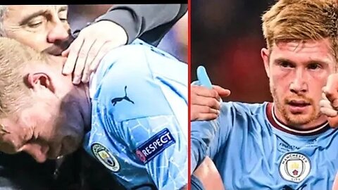 Man city Midfielder Kevin De Bruyne Substituted in Champ League Final After Muscle Injury in Leg