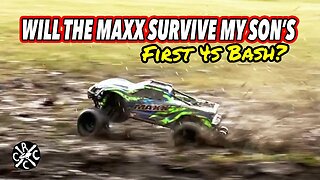 Will The Traxxas MAXX SURVIVE My Son's First Bash On 4S?