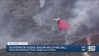 Governor signs $100 million bill to help wildfire fights