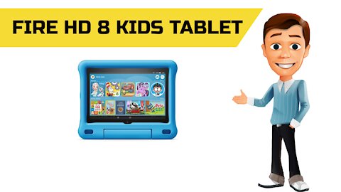 Fire HD 8 Kids tablet, 8" HD display, ages 3-7, 32 GB #Fire_HD_8_Kids_tablet