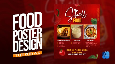 Affinity Designer | Secrets to Designing Irresistible Food Posters