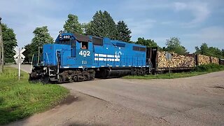 This Former Conrail Locomotive Is Back, Plus My Garden Update! #trainvideo #trains | Jason Asselin