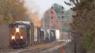 CSX L322 Local Manifest Mixed Freight Train from Sterling, Ohio October 28, 2023