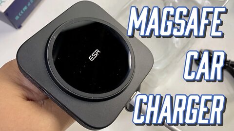 ESR HaloLock MagSafe iPhone Car Charger Unboxing