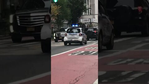 Carro da polícia de trânsito de nyc!!!