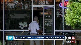 Four restaurateurs charged with agreeing to buy seafood illegally