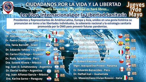 1er FORO INTERNACIONAL POR LA LIBERTAD SANITARIA