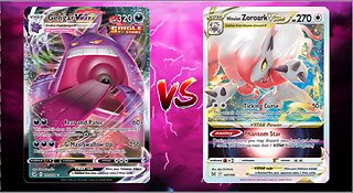 Pokemon TCG Online Gengar VMAX Galarian Moltres V VS Hisuian Zoroark VSTAR!!