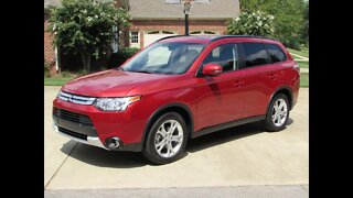 2015 Mitsubishi Outlander SE S-AWC Start Up, Test Drive, and In Depth Review