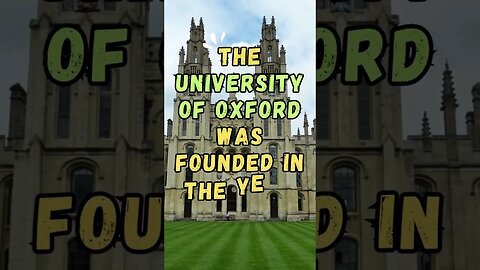 🕵️‍♂️Uncovering a Fact of History!! #shortsfact #historicalfacts #historyfacts #university #oxford
