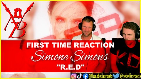 FIRST TIME REACTION to Simone Simons "R.E.D"!