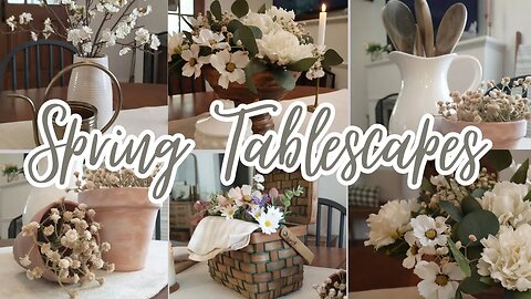 *NEW* Spring Dining Table Styling Ideas | Spring Tablescape Ideas | Decorating Ideas 2023