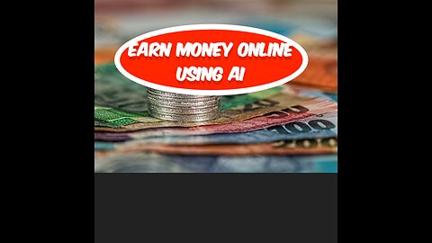 Earn money online using AI