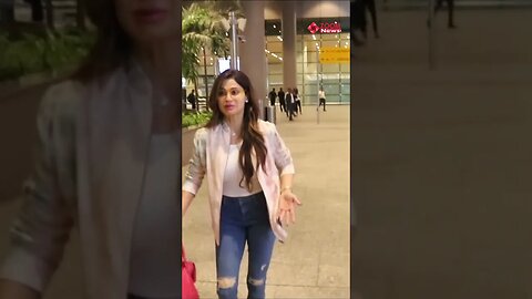 Shamita Shetty Ramp Walk at Airport #shorts #viral