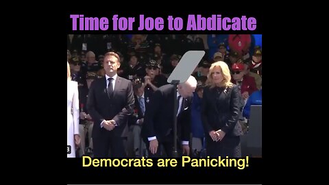 Time for Joe to Abdicate