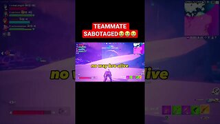 MY OWN TEAMMATE KILLS ME IN A 50K FORTNITE TOURNAMENT😭 #fortnite #funny #shortsclip