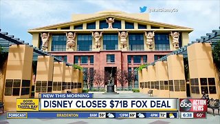Disney closes $71B Fox deal