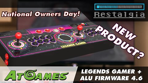 AtGames New Fight Stick?! Legends Gamer and Legends Ultimate Firmware 4.6.0