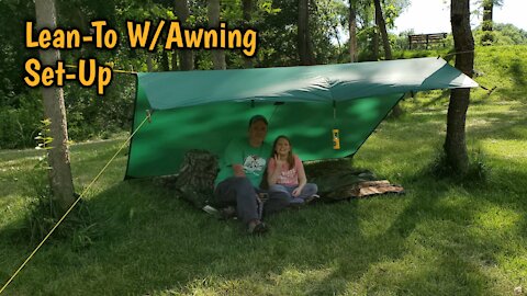 Lean-To With Awning |Set-Up
