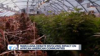 Marijuana debate involving impact on African American communities